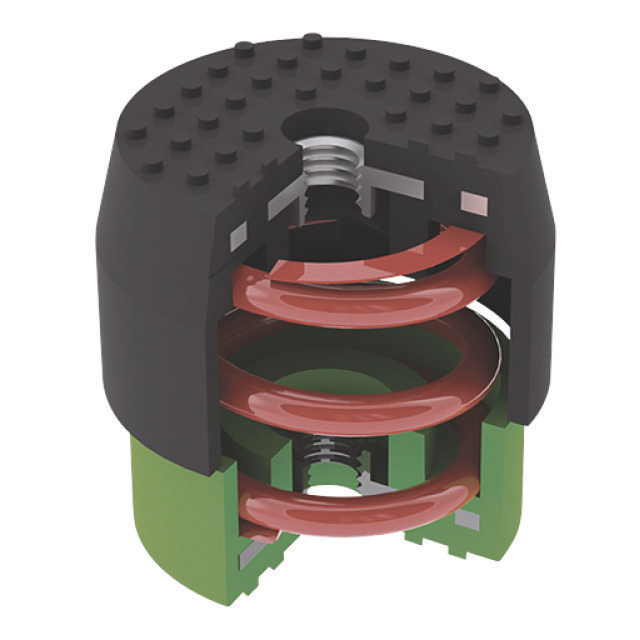 N747-1395 2EmmeClima  | Trillingsdempers set 4 stuks, 50-80 kg (9898-121)
