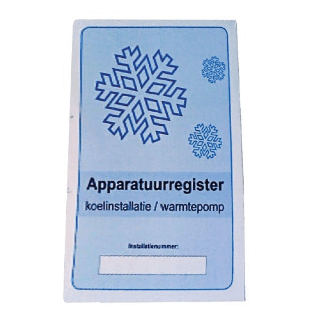 N871-1005 Logboek met 11 inlegvellen in PVC gesloten 2-ringsband