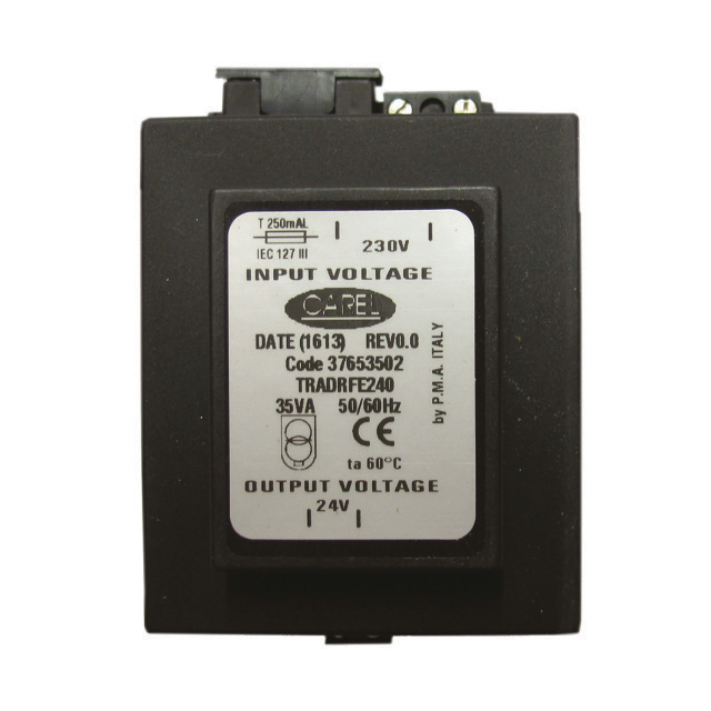 N499-9005 Carel TRADRFE240 | 230Vac/24Vac 35VA DIN-Rail transformator