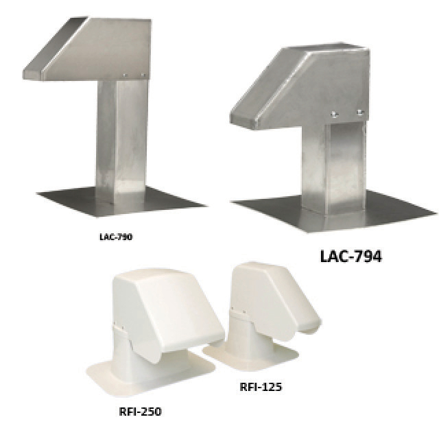 N747-1566 Totaline Dakdoorvoer (LAC-791) | Aluminium 125x125x275