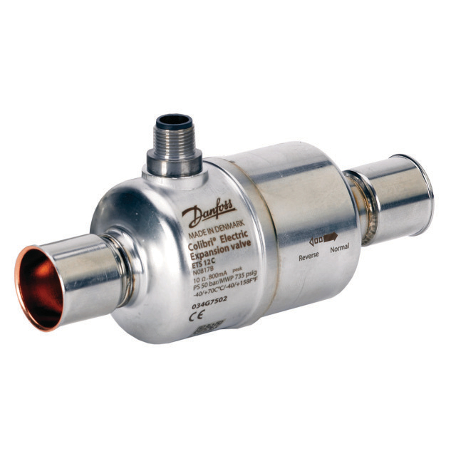 N406-9702 Danfoss ETS 12C | Elektronisch expansieventiel | Ingang : 5/8" | Uitgang: 5/8" | Soldeer
