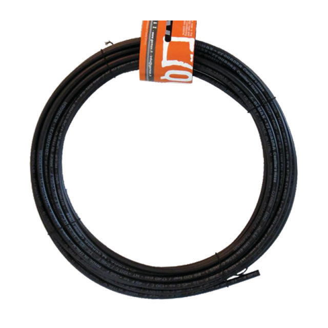 N512-1155 Gomax 0786BK | Flex. Slang | 2 x 1/4" of 3/8" | Lengte 10 meter | Zwart