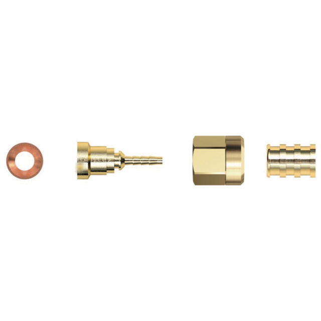 N512-1200 Gomax XBA02C | Rechte schroefpilaar | 1/4" SAE
