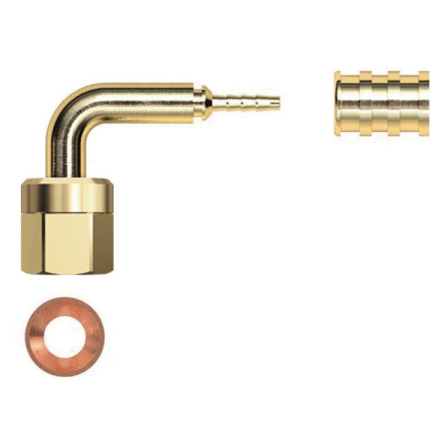 N512-1300 Gomax XCA02C | Haakse schroefpilaar | 1/4" SAE