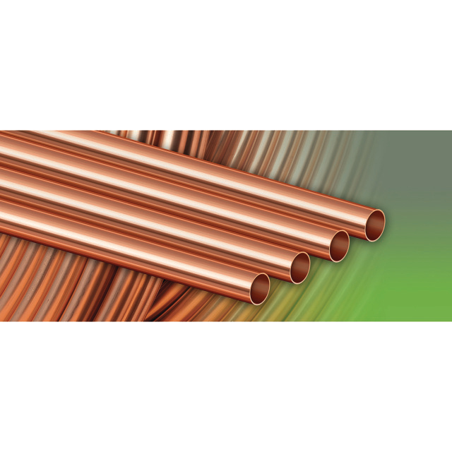 N680-6800 Halcor Koperen koelleiding | Recht | 5 meter |  3/8" | Halfhard | R250