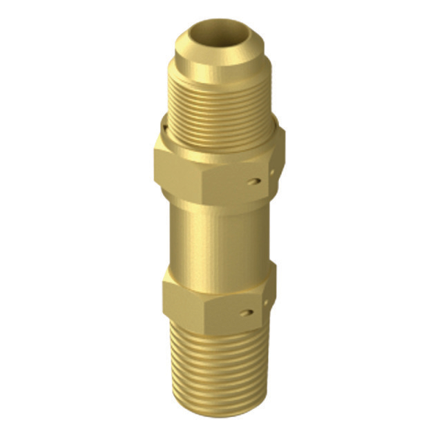 N638-2226 Henry 5231BX | In 1/2" Uit 5/8" NPTF Flare Recht | Bar 27,6