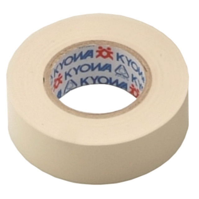 N741-1710 Inaba Denko afwerktape VT | Breedte: 19 mm | Kleur: Ivoor