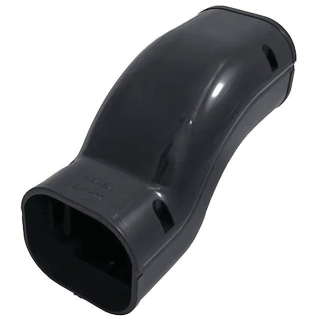 N741-1623 Inaba Denko SIF-100-A | Verspringende bocht | Antraciet