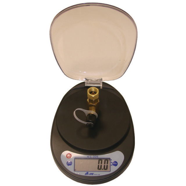 N791-0420 ITE WS-005-1L-1/4 | Weegschaal voor R290/R600a | Koppeling t.b.v R600a