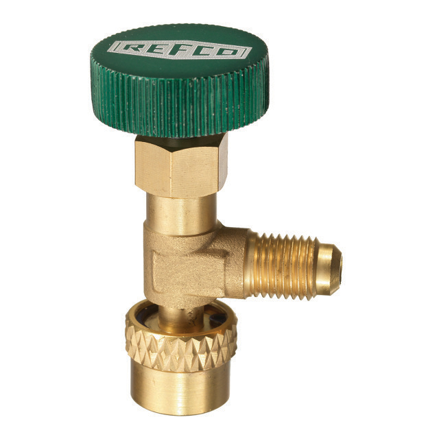 N800-3400 REFCO A-33010 | Schräder serviceafsluiter | 1/4" SAE
