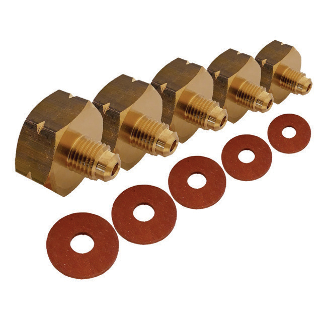 N750-7011 KI-9 drumadapter-5 stuks (fles aansluitmaat 21,7 mm)