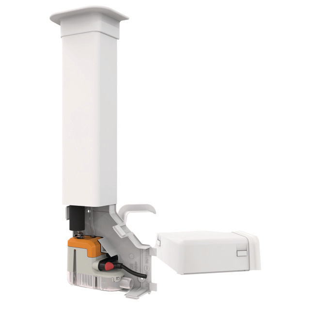 N227-2031 Sauermann Delta Pack | leidinggoot met condenswaterpomp | Creme wit