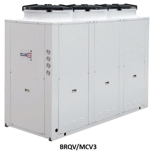 N040-2202 Cubo Pack One BRLV B 350 MT | A1/A2L | Cap. R449A, -10°C: 51.8 kW | Cap. R455A -10°C: 46.41 kW