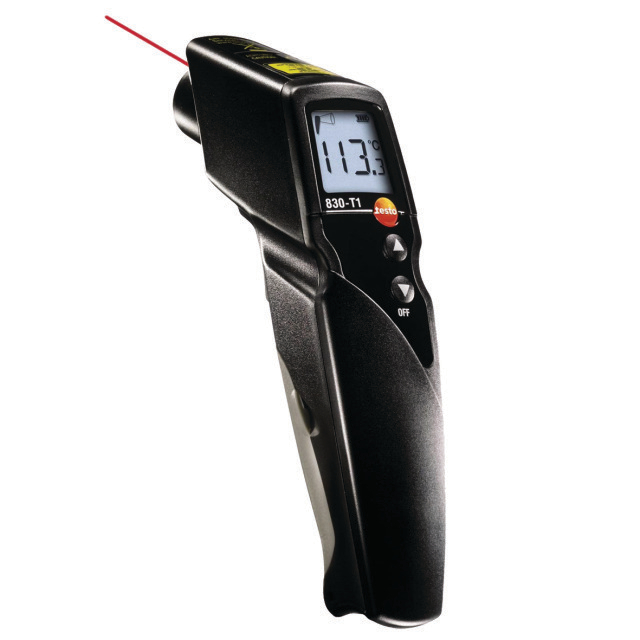 N836-6070 Testo 830 T1 contactloze thermometer met lasermarkering T1 met 1-punts lasermarkering