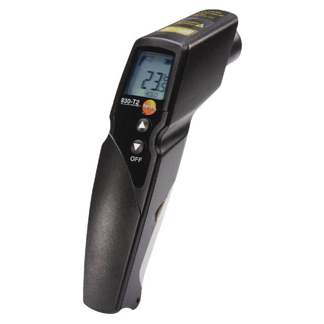 N836-6080 Testo 830 T2 contactloze thermometer met lasermarkering T2 met 2-punts lasermarkerin