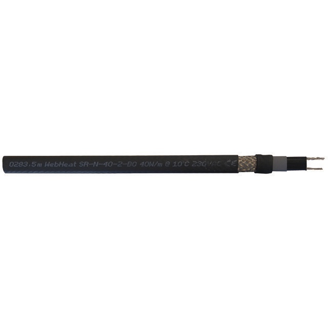 N733-8010 WebHeat SR-N-40-2-BO | Zelfregulerende verwarmingskabel | 40 Watt | 10 m