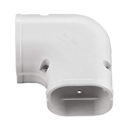 N741-1313 Inaba Denko SKS-77-W | Verstelbare platte bocht 45-90° | Wit