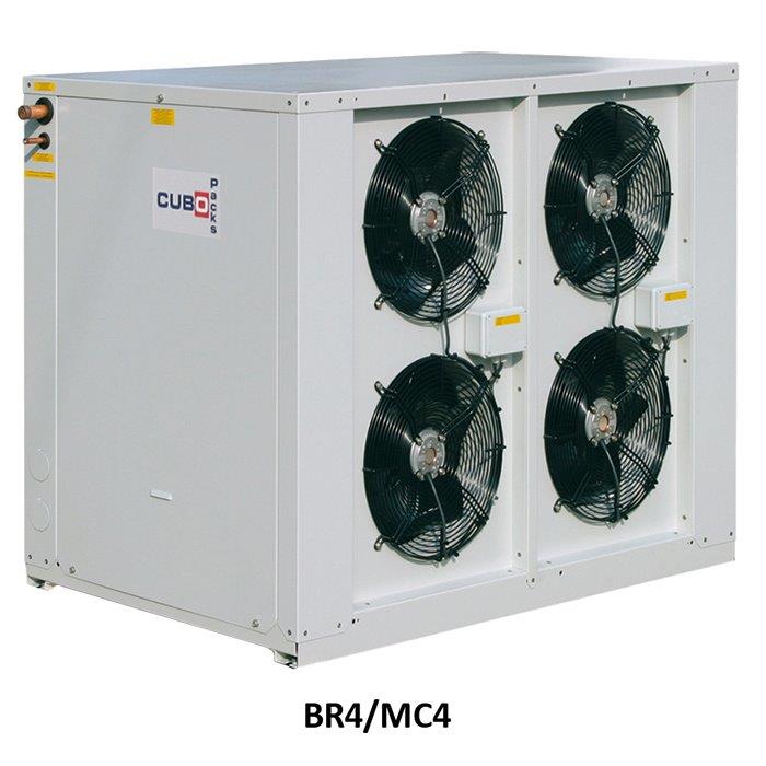 N040-2690 Cubo Pack One BR4 B 075 BT | A1/A2L | Cap. R449A, -30°C: 7.5 kW | Cap. R455A -30°C: 6.54 kW