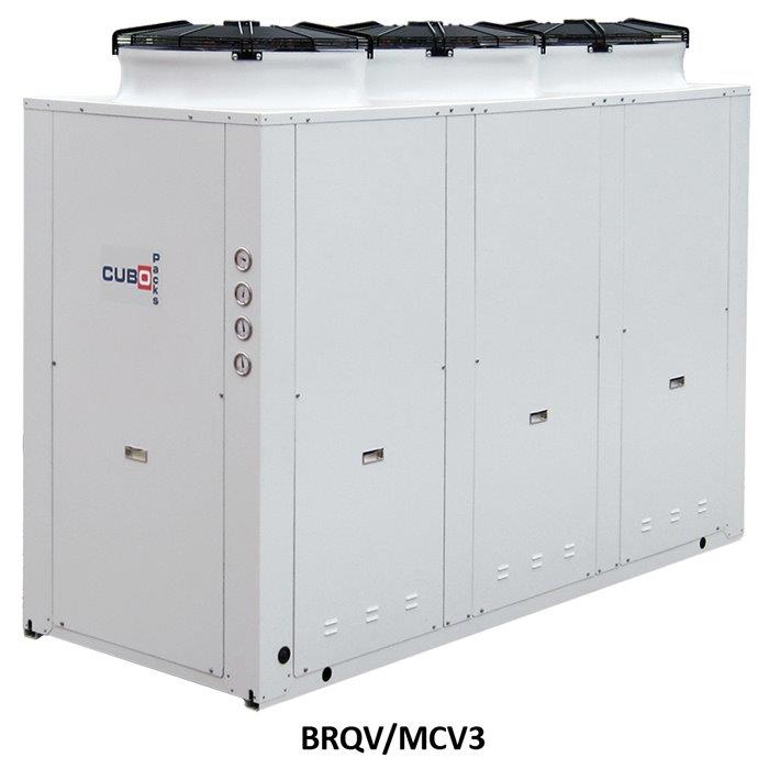 N040-2202 Cubo Pack One BRLV B 350 MT | A1/A2L | Cap. R449A, -10°C: 51.8 kW | Cap. R455A -10°C: 46.41 kW